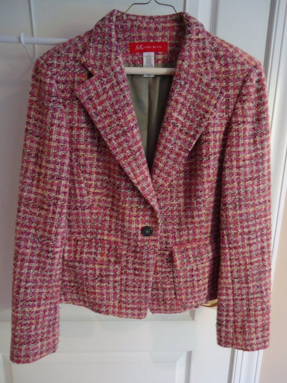 Anne Klein Jacket 8 Tweed Vintage